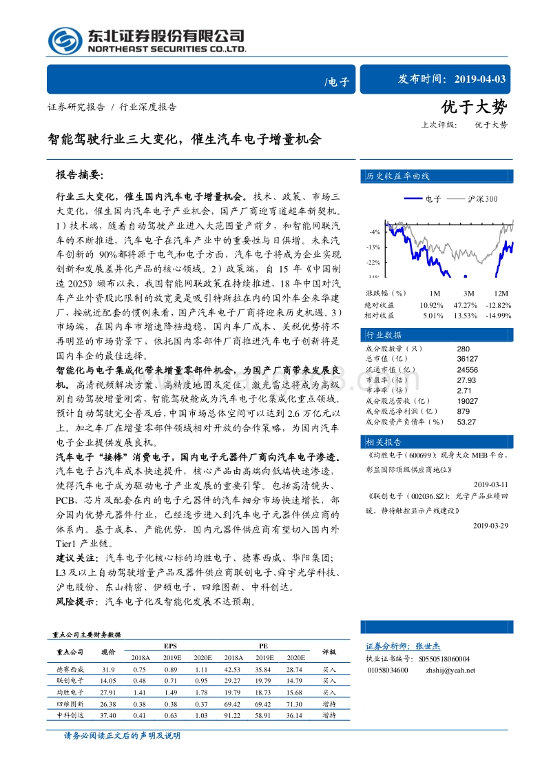 智能驾驶行业三大变化，催生汽车电子增量机会.pdf_第1页