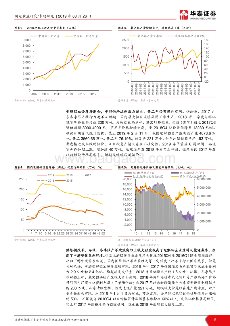 铝行业信用报告：盈利底部，龙头仍有较好安全边际.pdf_第5页