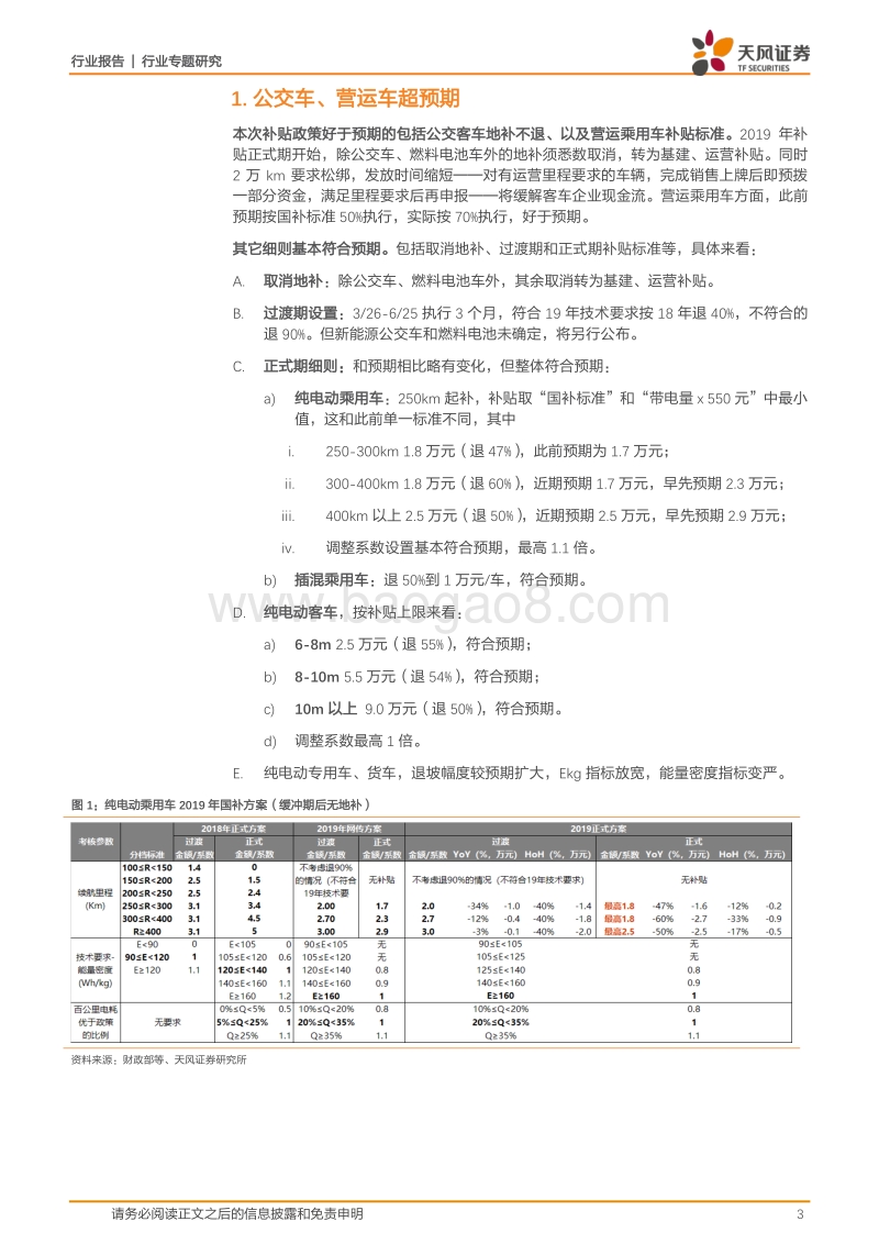 汽车行业专题研究：电动车补贴政策落地，推荐客车及高端核心零部件.pdf_第3页