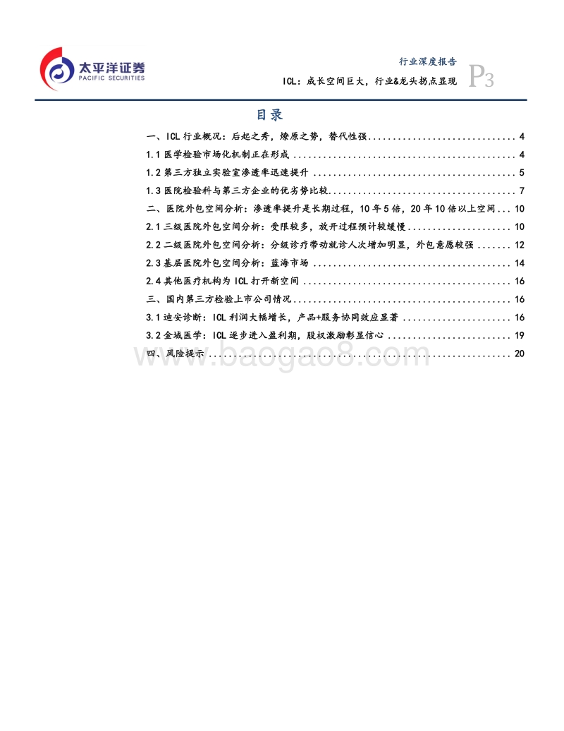 医疗保健行业深度报告：ICL：成长空间巨大，行业&龙头拐点显现.pdf_第3页