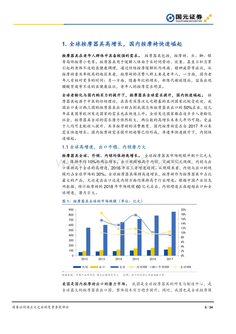 按摩椅行业深度报告：老龄化与消费升级后时代到来，按摩椅内销崛起.pdf_第5页