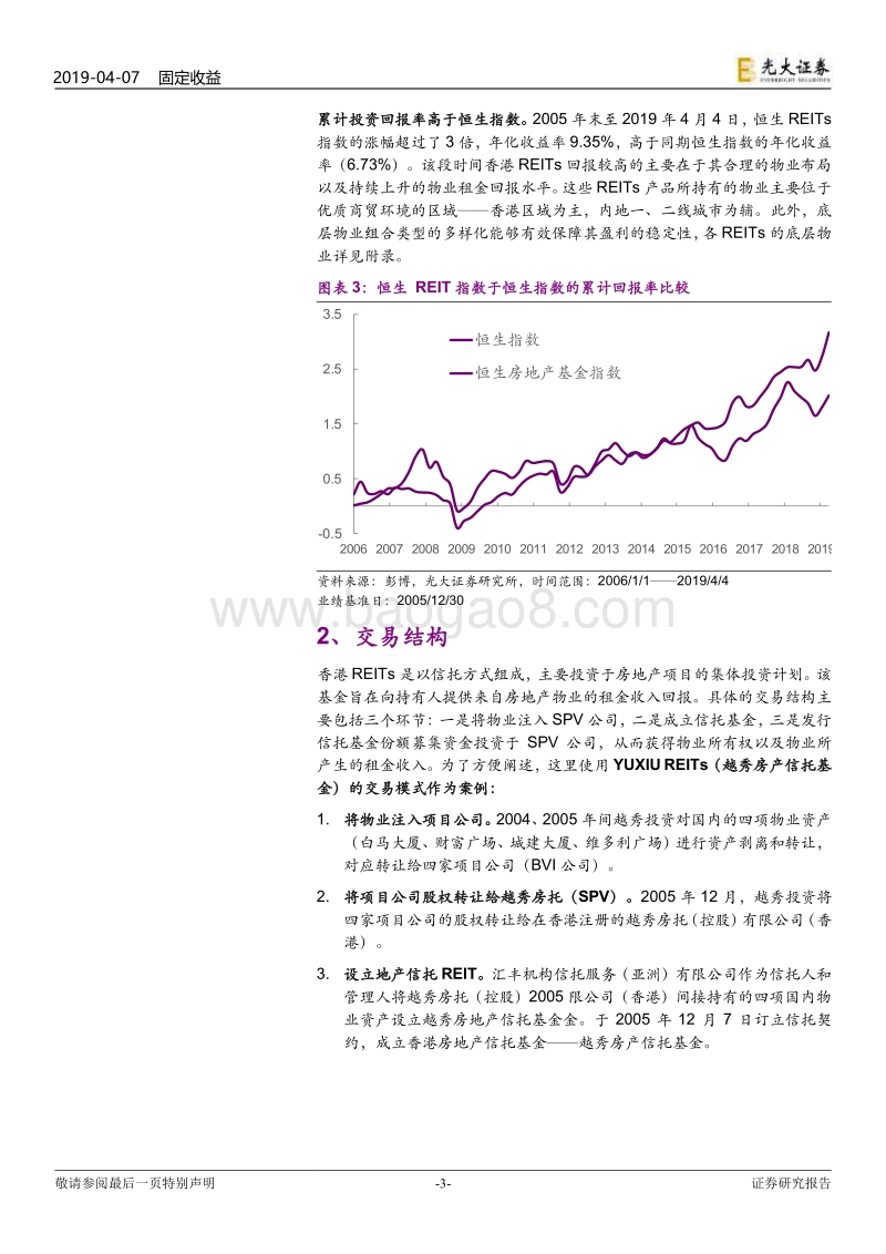 资产证券化专题研究之三：香港REITs有哪些特点？.pdf_第3页