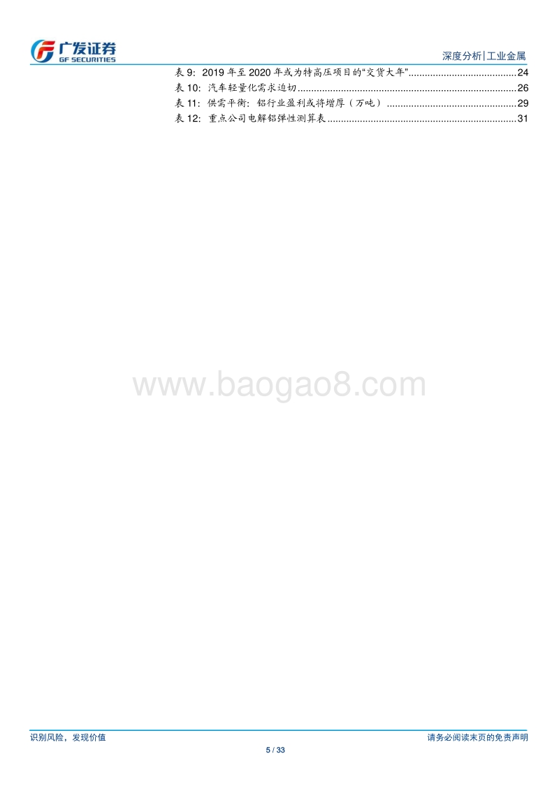 工业金属行业深度分析：电解铝盈利水平或将提高.pdf_第5页