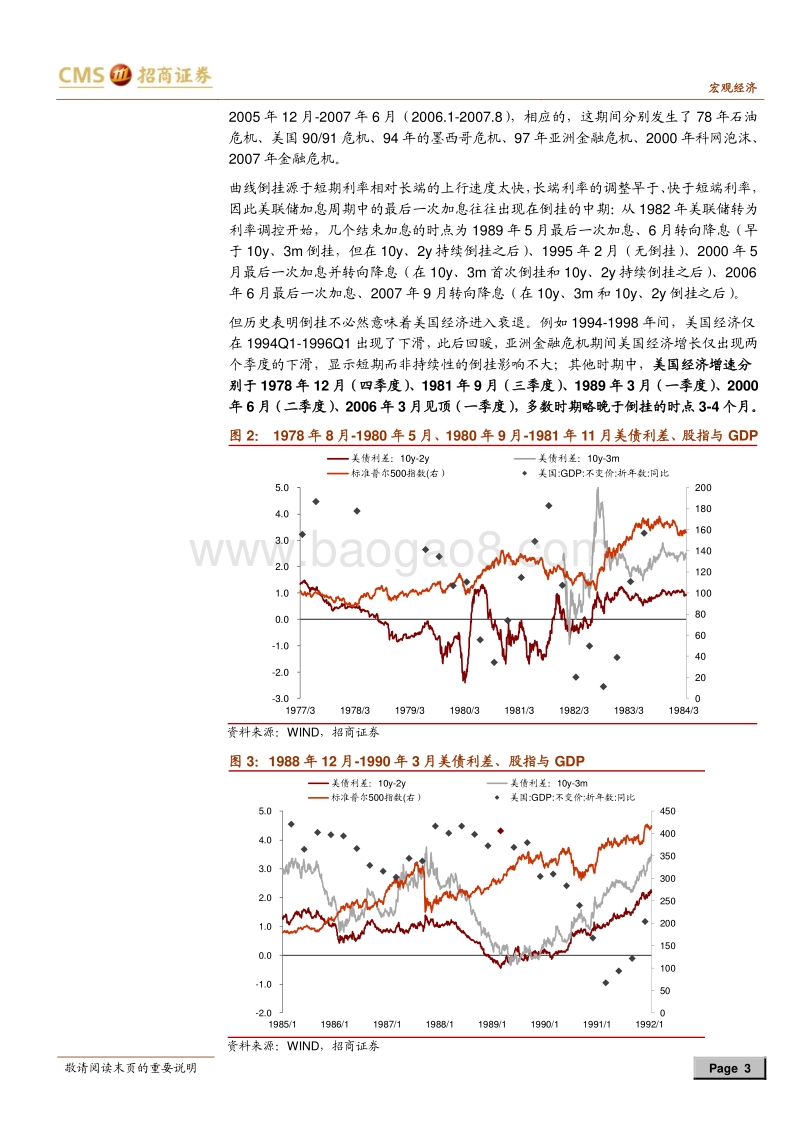 美债收益率曲线倒挂对于衰退与资产价格的指向意义.pdf_第3页