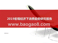 2019宏观经济下消费趋势研究报告.pptx