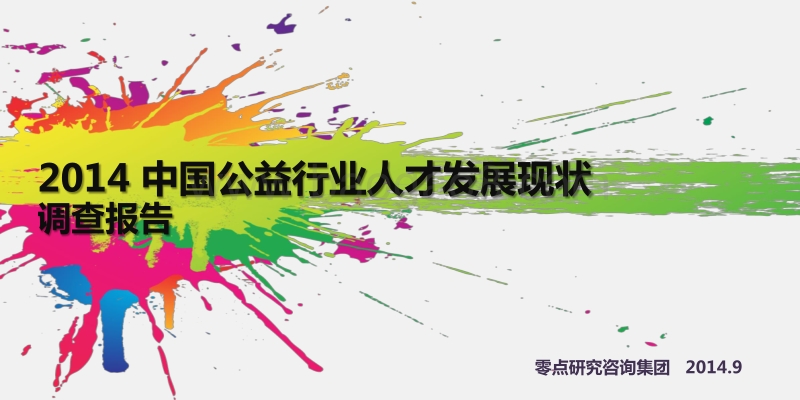 2014中国公益行业人才发展现状调查报告.pdf_第1页