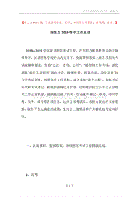 招生办2019学年工作总结.docx