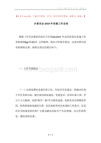 乡委员会2019年党建工作总结.docx