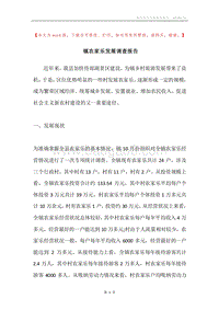 镇农家乐发展调查报告.docx