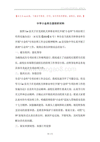 中学小金库自查剖析材料.docx
