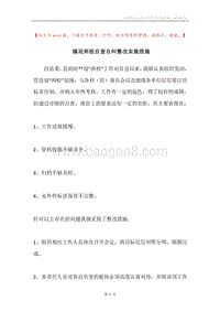 镇迎两检自查自纠整改实施措施.docx