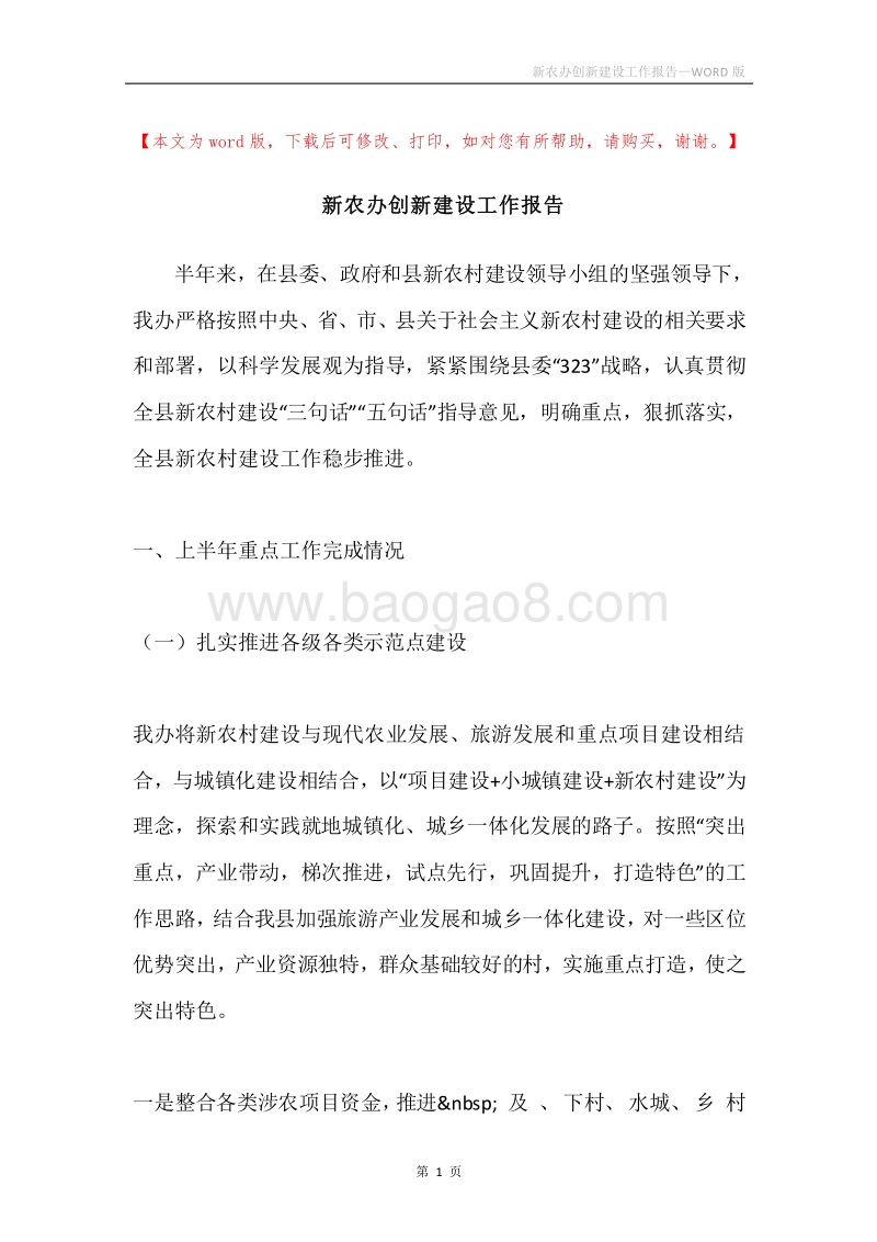 新农办创新建设工作报告.docx_第1页