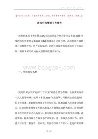 政风行风整顿工作报告.docx