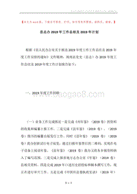 县志办2019年工作总结及2019年计划.docx