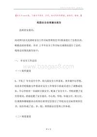 校园安全治理健全报告.docx