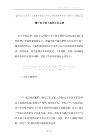 镇万名干部下基层工作总结.docx