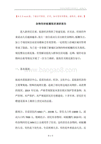 杂物间砖板棚现状调研报告.docx