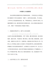 乡党委人大自查报告.docx