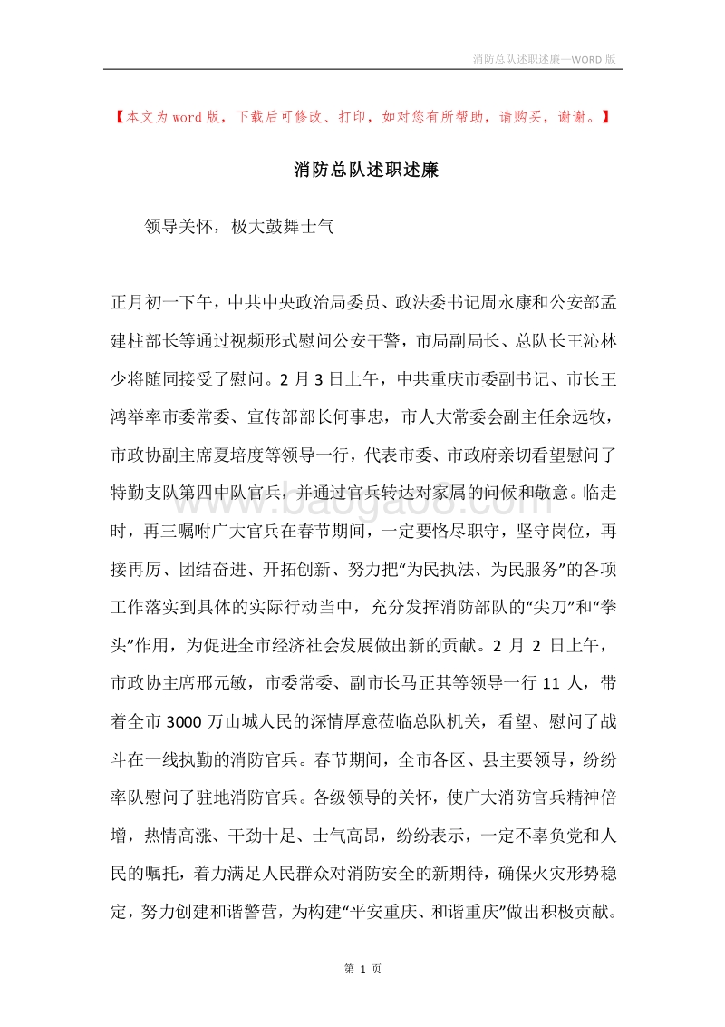 消防总队述职述廉.docx_第1页