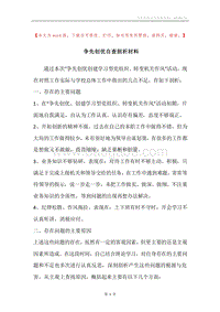 争先创优自查剖析材料.docx