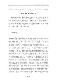 镇乡“两委”换届工作汇报.docx