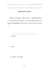 镇文化站半年工作总结.docx