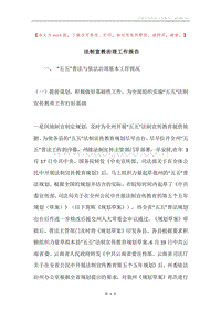 法制宣教治理工作报告.docx
