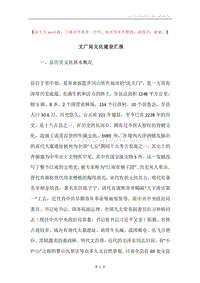 文广局文化建设汇报.docx