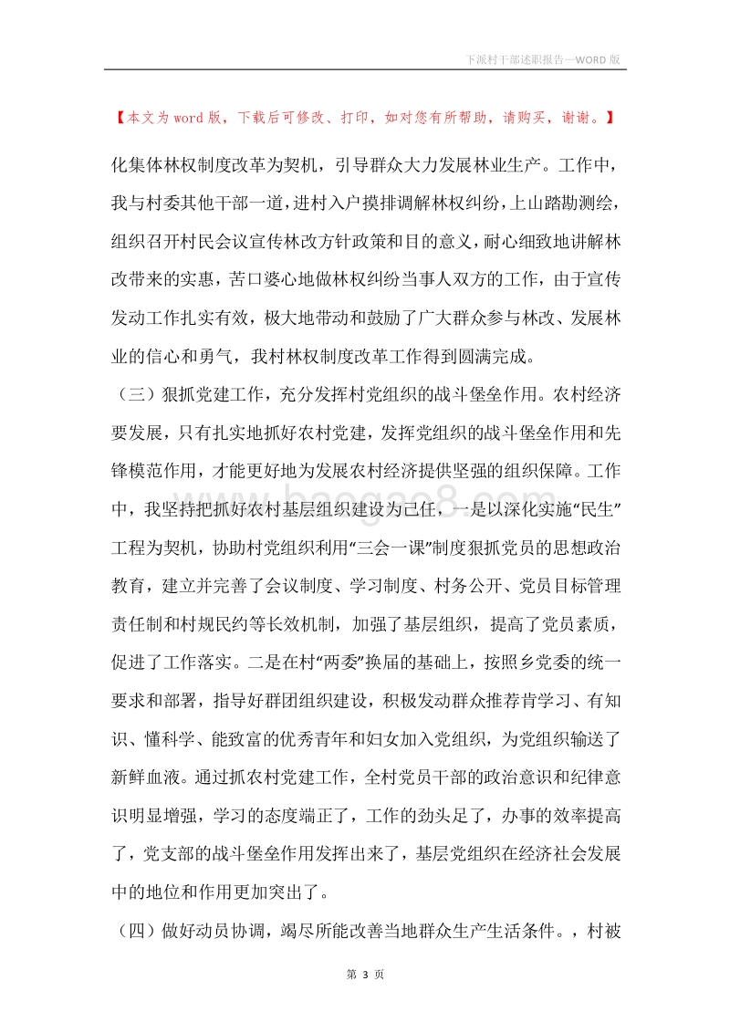 下派村干部述职报告.docx_第3页
