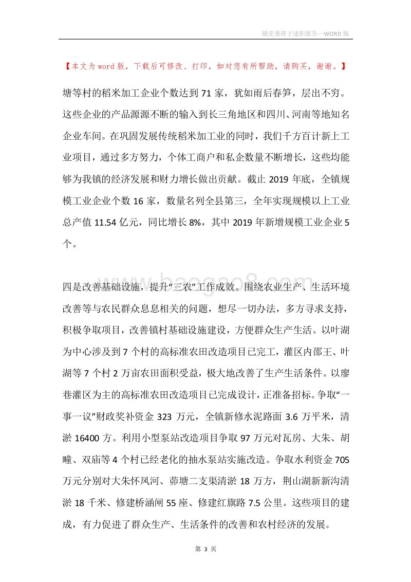 镇党委班子述职报告.docx_第3页