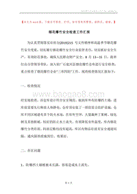 烟花爆竹安全检查工作汇报.docx