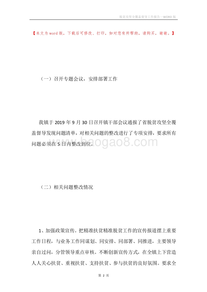 脱贫攻坚全覆盖督导工作报告.docx_第2页