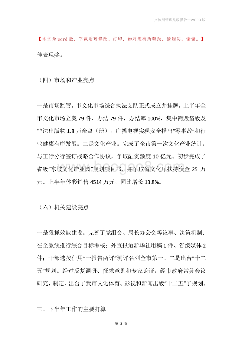 文体局管理党政报告.docx_第3页