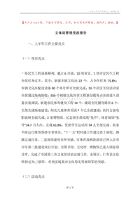 文体局管理党政报告.docx