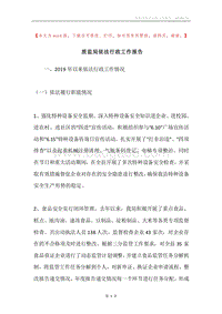 质监局依法行政工作报告.docx