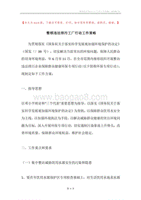 整顿违法排污工厂行动工作策略.docx