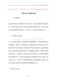 学校安全专项整治方案.docx