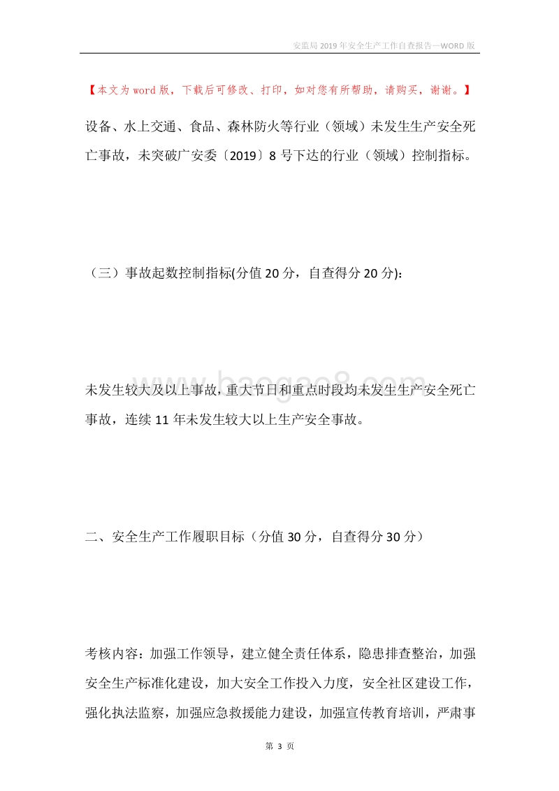 安监局2019年安全生产工作自查报告.docx_第3页