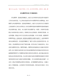诉讼羁押审查工作调查报告.docx