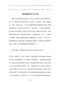 镇党委勤廉从政工作汇报.docx