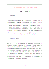 信息安检防护报告.docx
