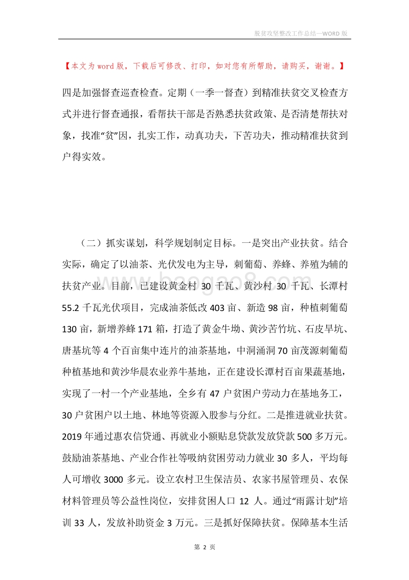 脱贫攻坚整改工作总结.docx_第2页