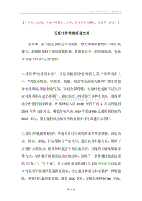 五型村官培育经验交流.docx