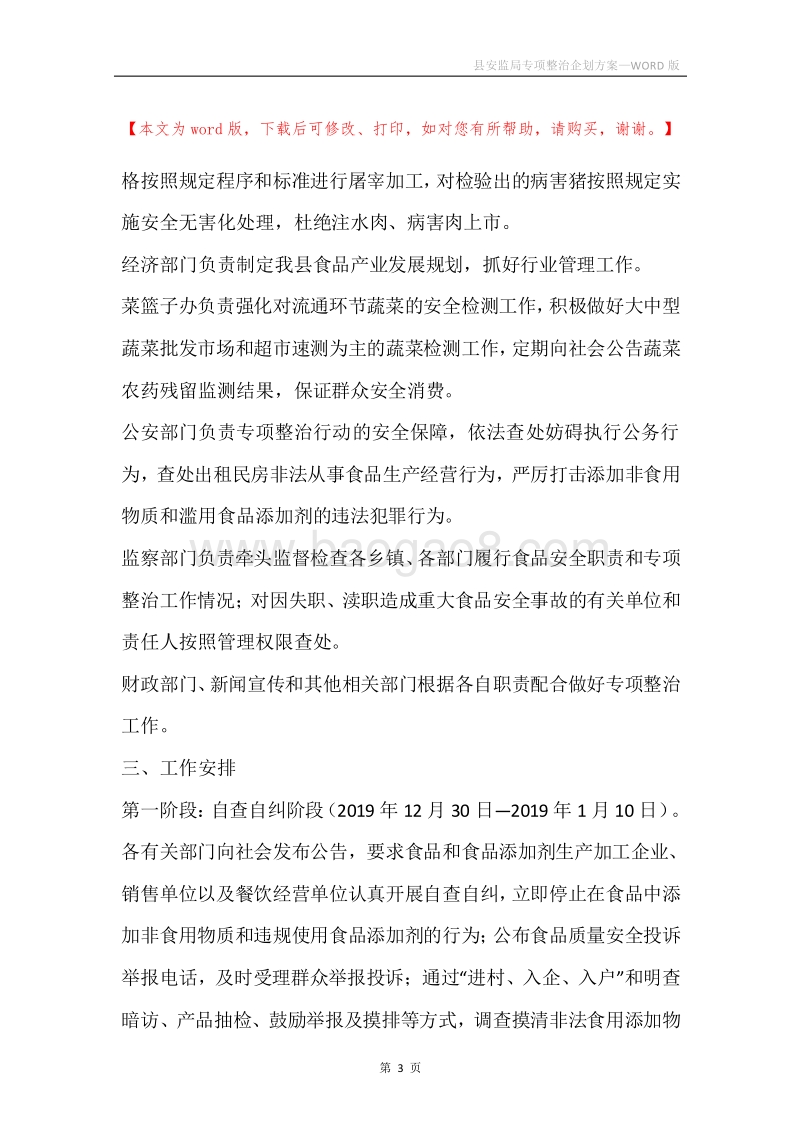 县安监局专项整治企划方案.docx_第3页