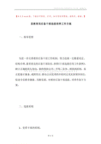 县教育局后备干部选拔培养工作方案.docx