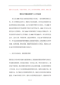制衣公司副总经理个人工作总结.docx
