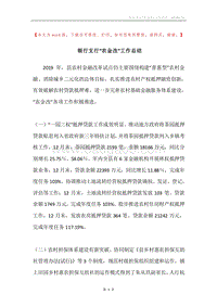 银行支行“农金改”工作总结.docx