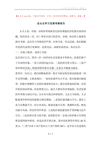 走出去学习发展考察报告.docx