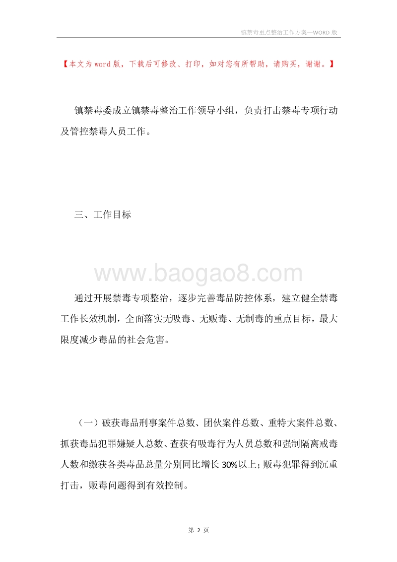 镇禁毒重点整治工作方案.docx_第2页