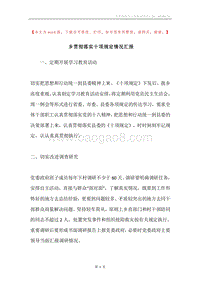 乡贯彻落实十项规定情况汇报.docx